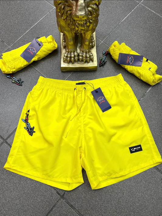 Paul & Shark Μαγιό Yellow Swimwear