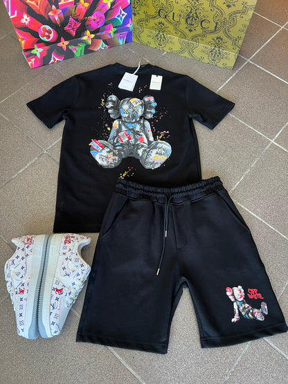 Σετ Over 3Α Off White Μαύρο