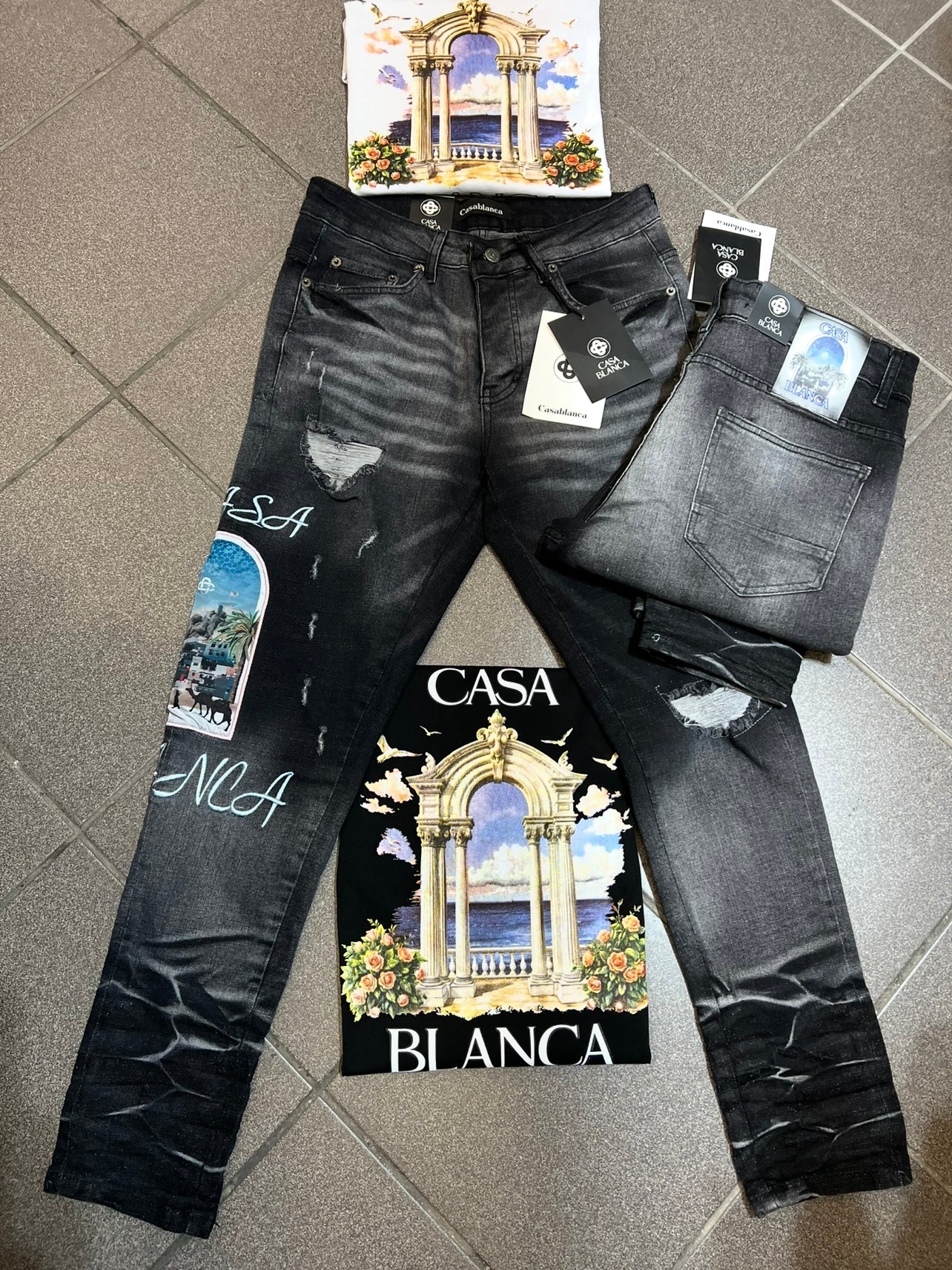 Jean Παντελόνι Casa Blanca Grey  Denim