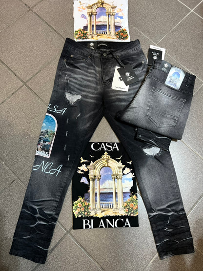 Jean Παντελόνι Casa Blanca Grey  Denim