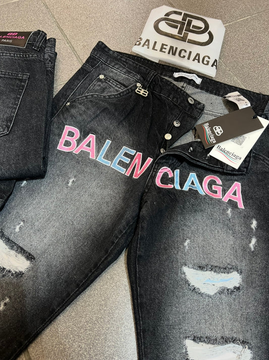 Jean Παντελόνι Balenciaga Denim Grey Buggy