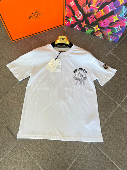 3Α T-Shirt Moncler Over Fit Gentle Monster White