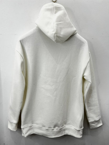 3A Hoodie Ls.Vn Λευκό OverFit