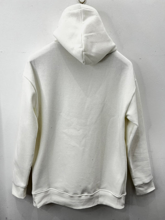 3A Hoodie Ls.Vn Λευκό OverFit