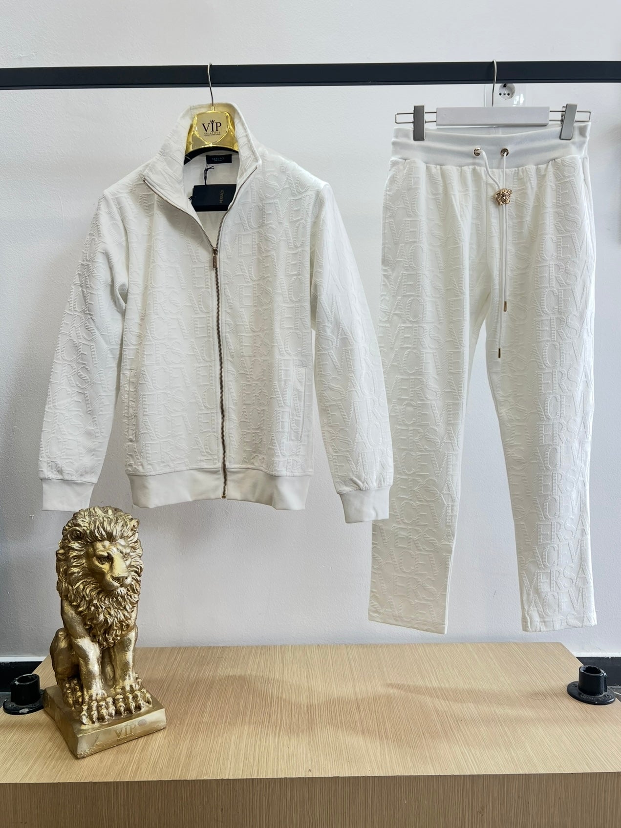 Σετ Versace 3A Tracksuit Λευκό