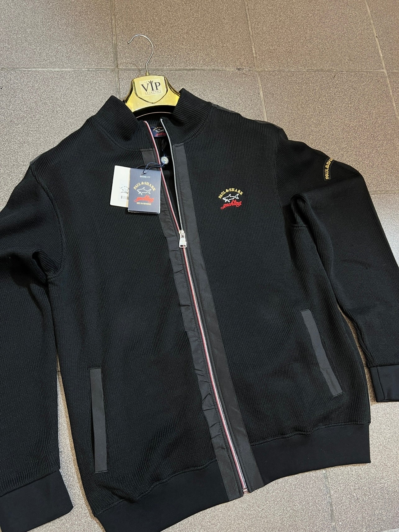 Sweater Ζακέτα Paul & Shark Μαύρη