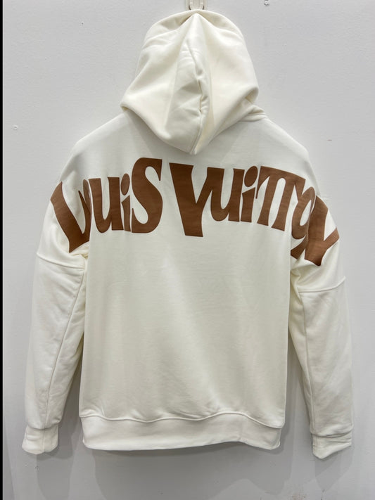 OverSize Hoodie Άσπρο LV 3A