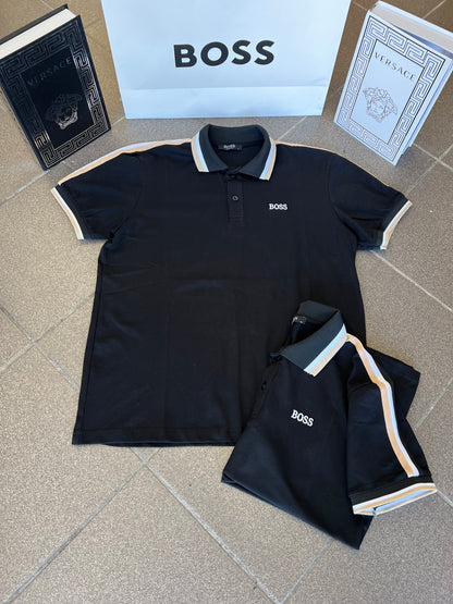 Μπλούζα Boss Polo Μαύρη