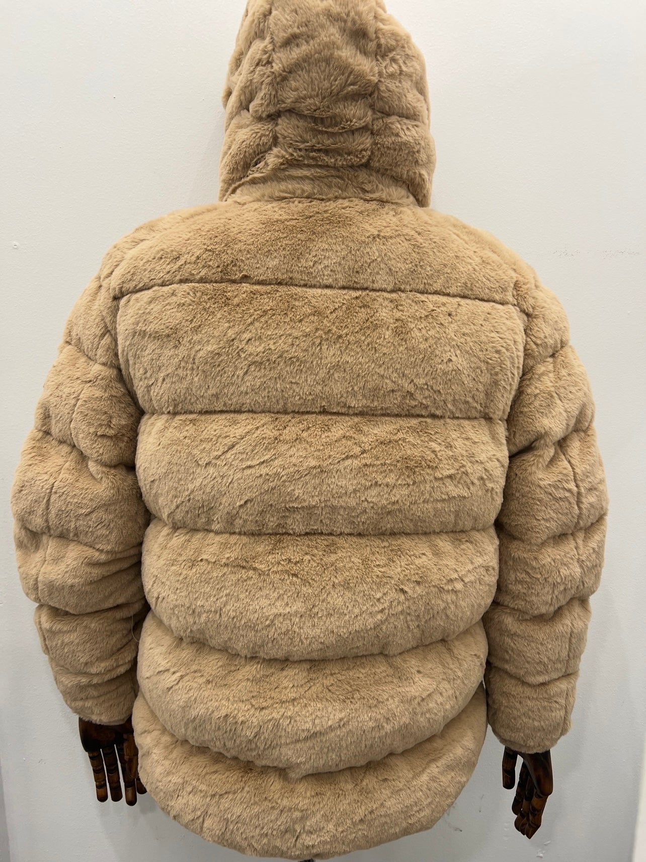 Fur Jacket Μπέζ Moncler Luxury 3Α