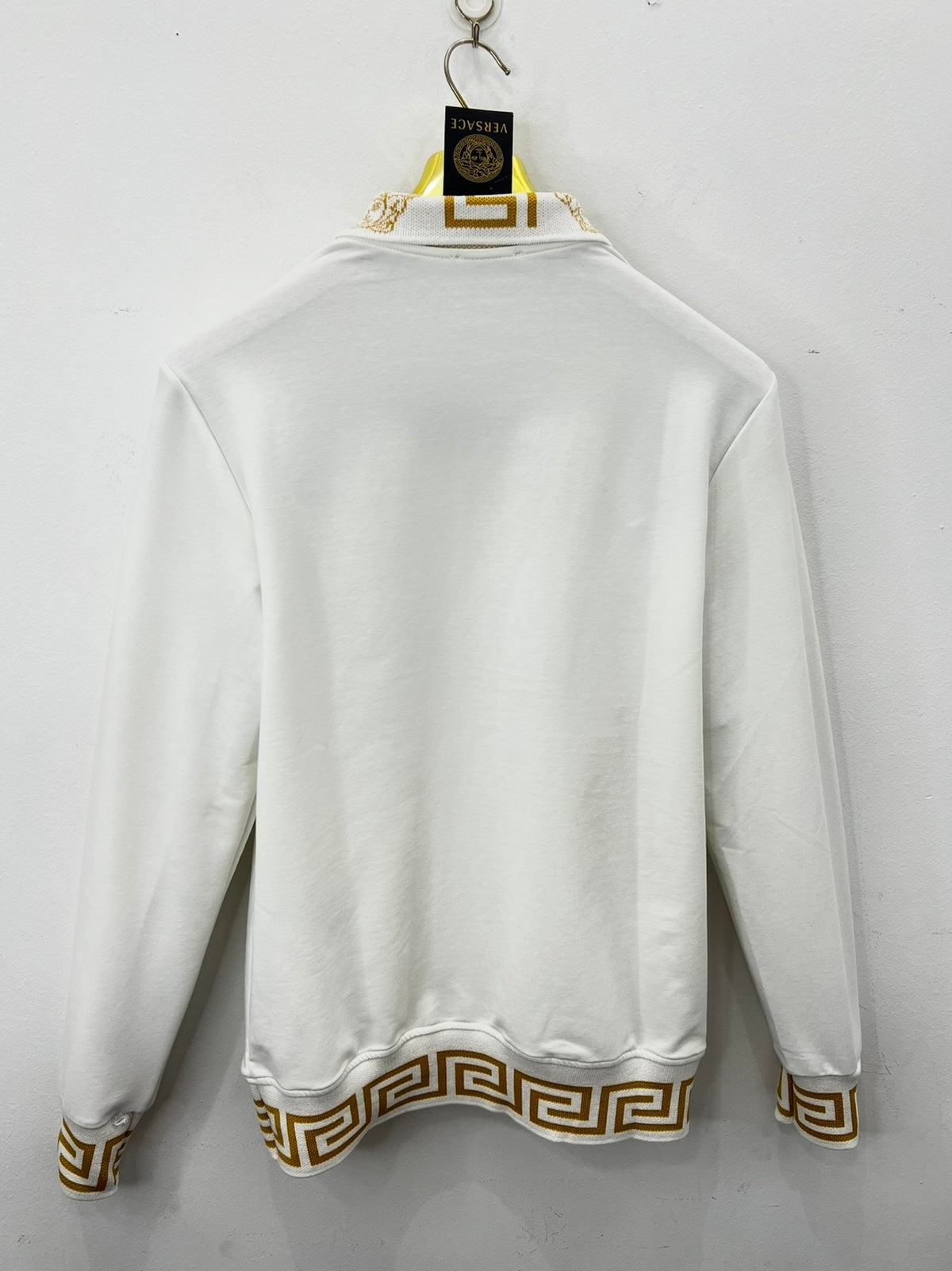 3A Polo Versace Longsleeve Λευκό