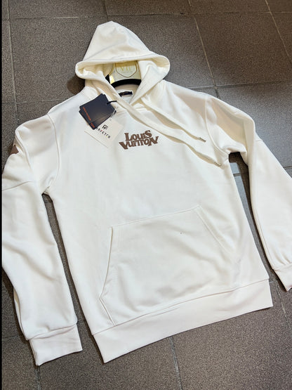 OverSize Hoodie Άσπρο LV 3A