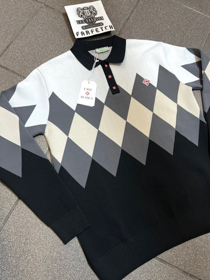 3A Sweater Casa Blanca Polo Tricolour