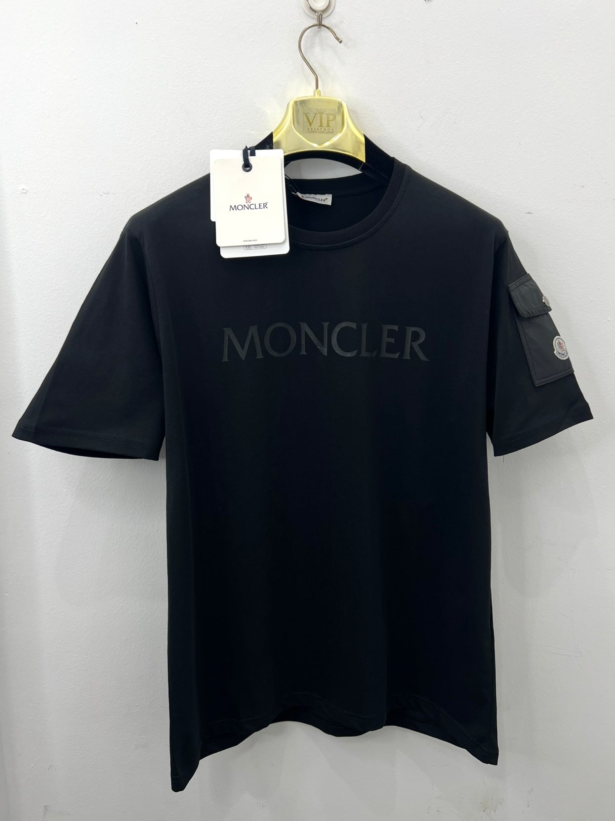 Moncler Cargo 3A T-Shirt Μαύρο