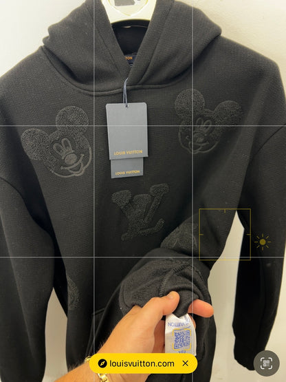 3A Hoodie Ls.Vn Μαύρο OverFit