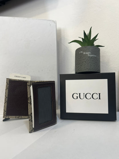 Gucci Beige Card Holder/Wallet