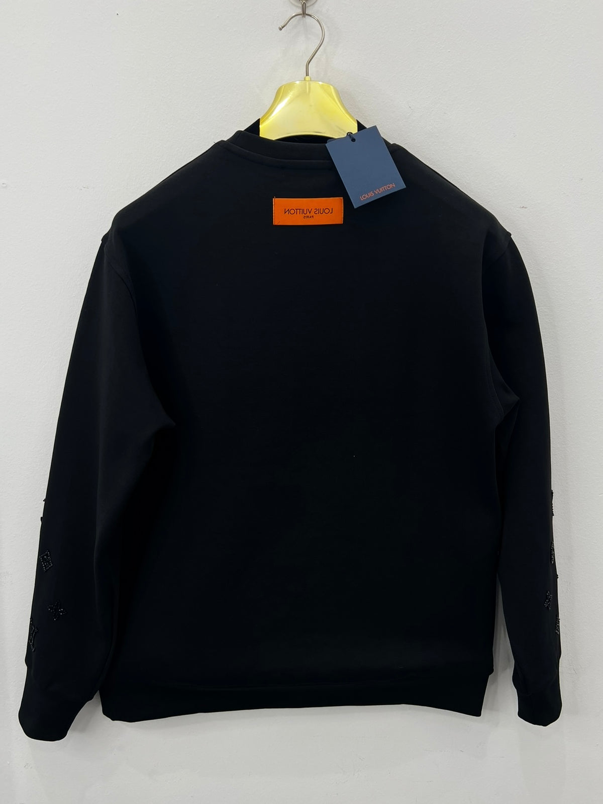 Longsleeve Μπλούζα 3A L.Vuitton Rhinestone Μαύρη