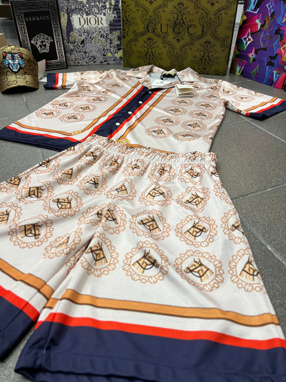 3Α Equestrian Σετ Gucci Silk