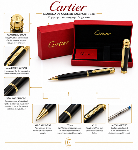 CT Luxury Pen 3A Black / Gold