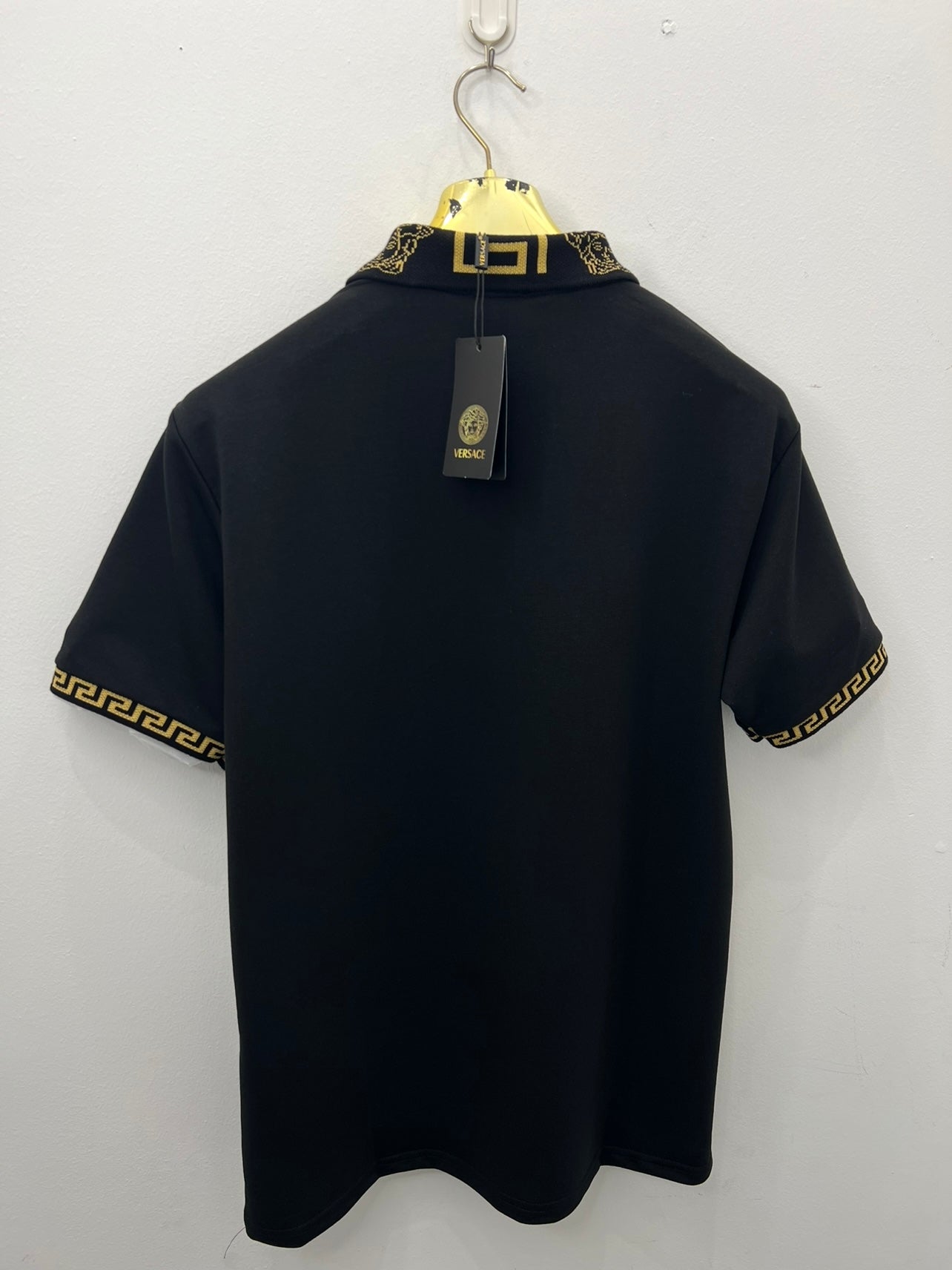 Polo Μπλούζα 3A Versace Μαύρη