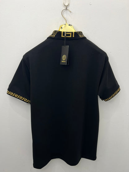 Polo Μπλούζα 3A Versace Μαύρη