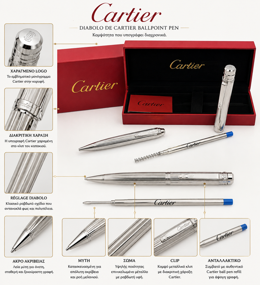 CT Luxury Pen 3A Silver Metal