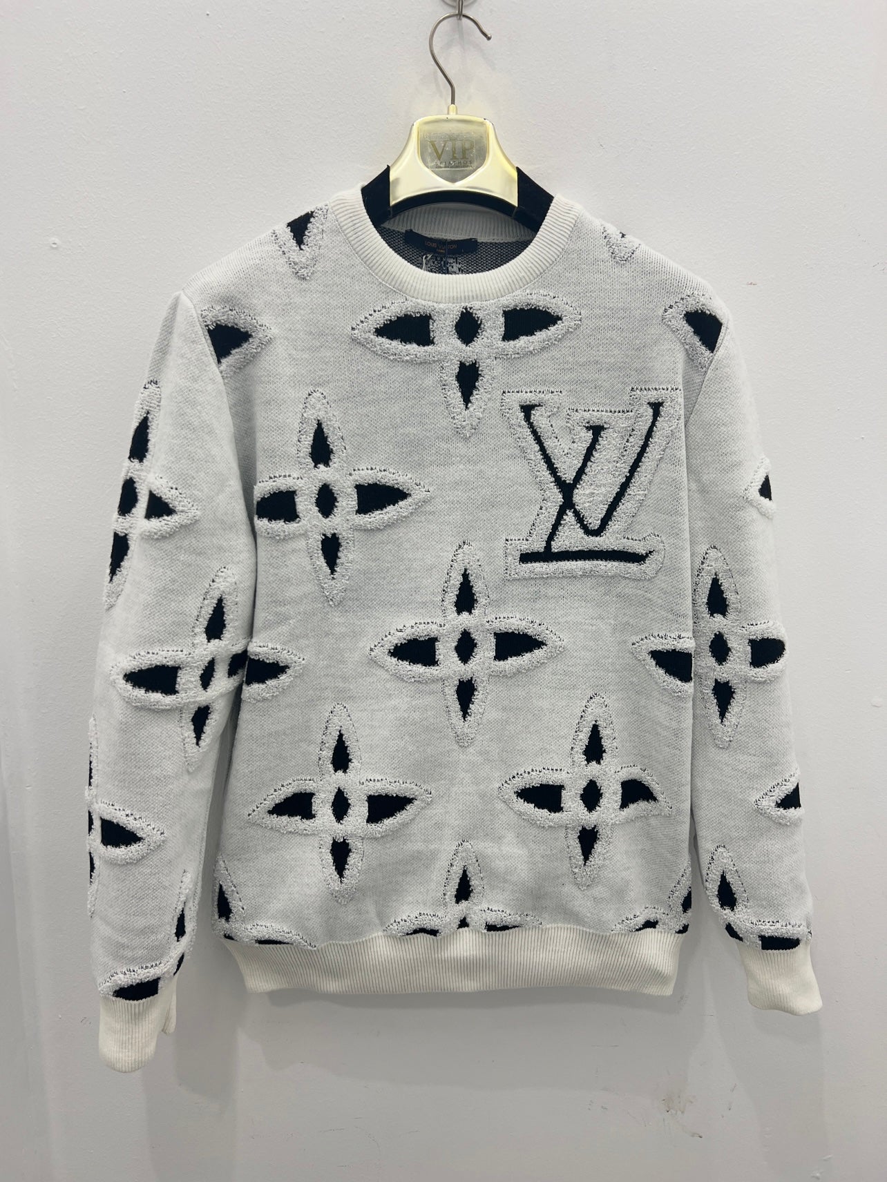 Sweater LV Πλεκτό Γκρί/Μαύρο