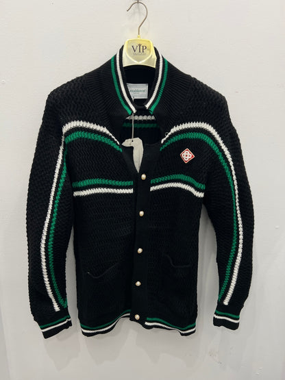 Sweater Ζακέτα Casa Blanca Πλεκτή Μαύρη 3Α