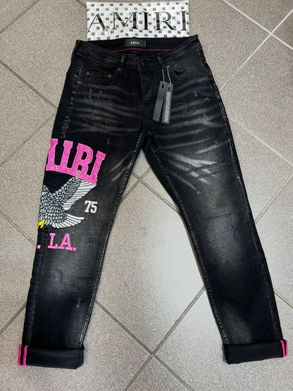 Jean Παντελόνι Amiri L.A Black Eagle
