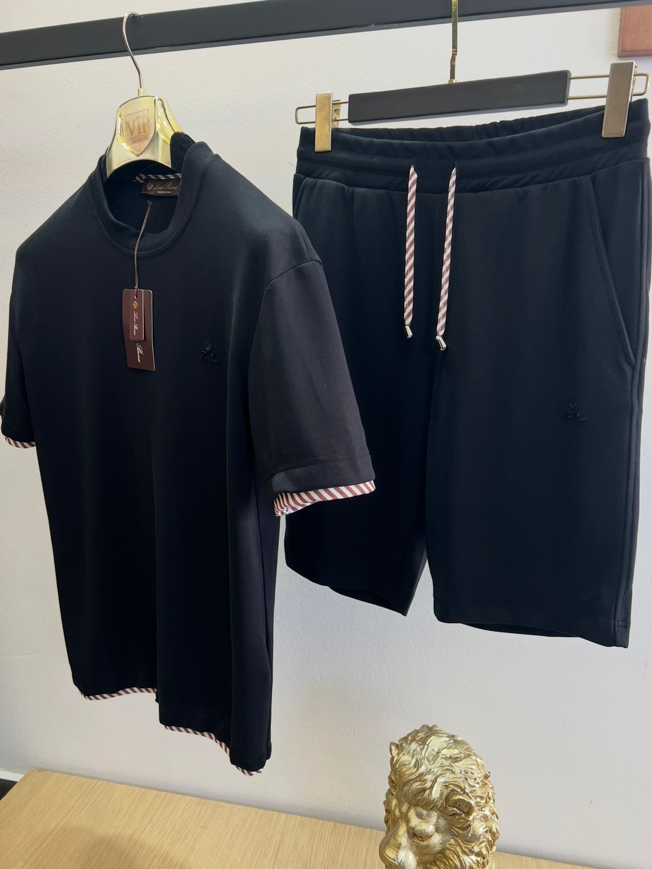 Summer Σετ 3Α Loro Piana Μαύρο Silk
