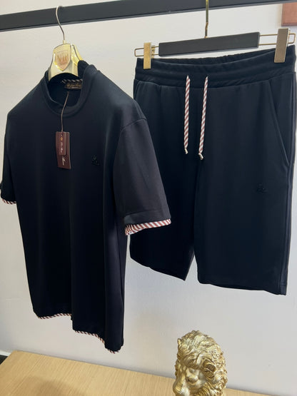 Summer Σετ 3Α Loro Piana Μαύρο Silk