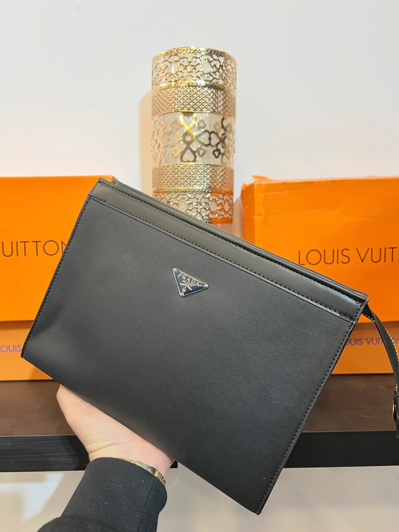 Saffiano Μαύρο Prada HandBag