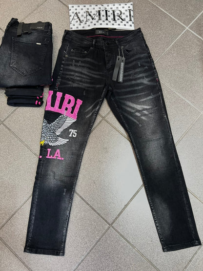 Jean Παντελόνι Amiri L.A Black Eagle