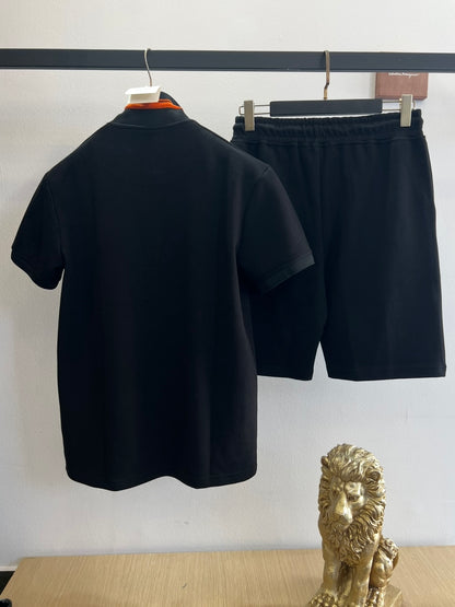 Summer Σετ 3Α Hermes Polo Μαύρο