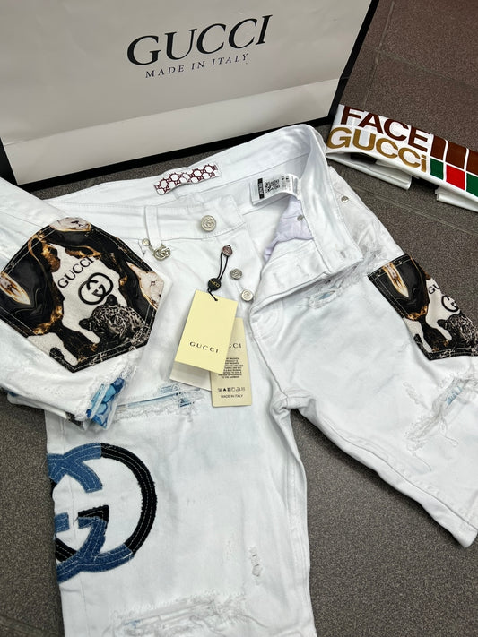 Jean Βερμούδα Gucci Άσπρη 3Α