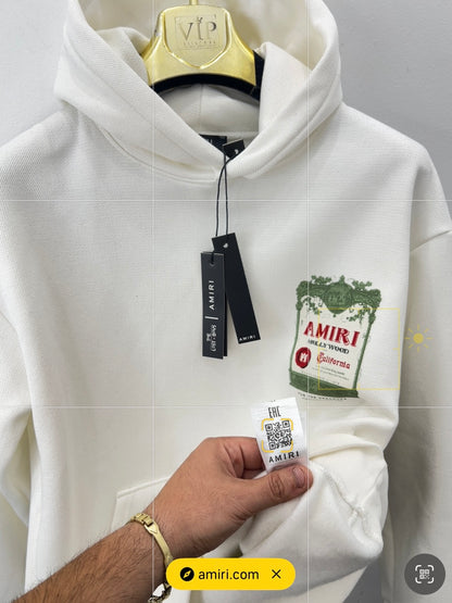 3A Hoodie Amiri Λευκό OverFit
