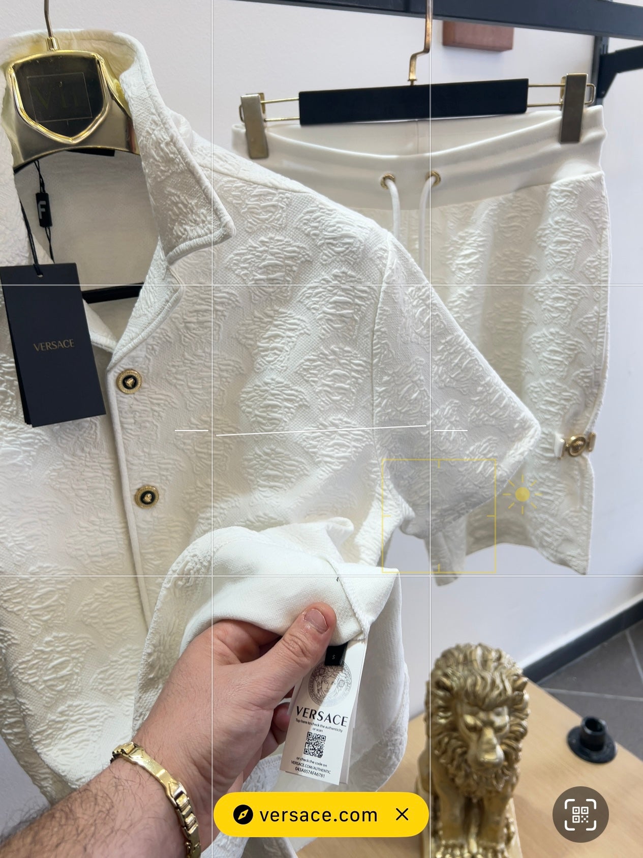Summer Σετ 3Α Versace Άσπρο