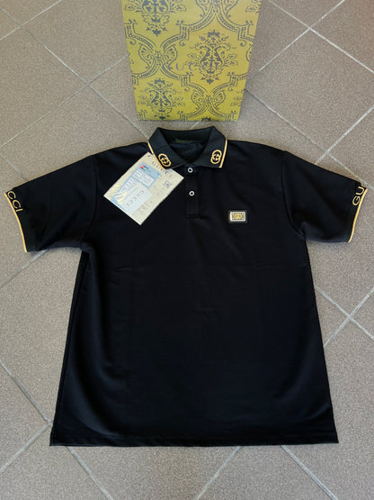 Polo T-Shirt Μπλούζα Gucci Μαύρη