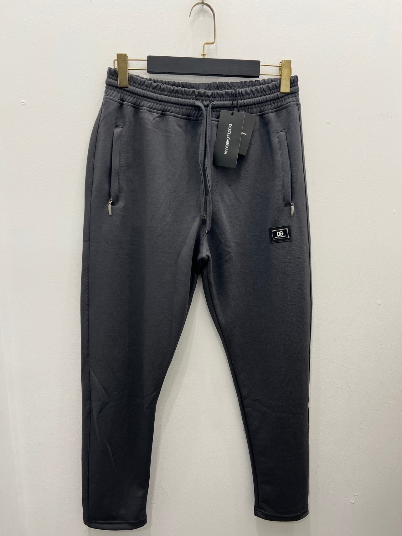 Dark Grey Παντελόνι Pique Dolce & Gabbana