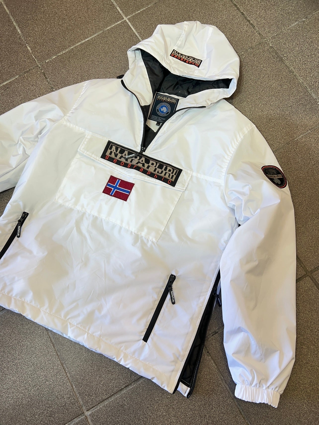 Jacket Άσπρο Napapijri Kangaroo