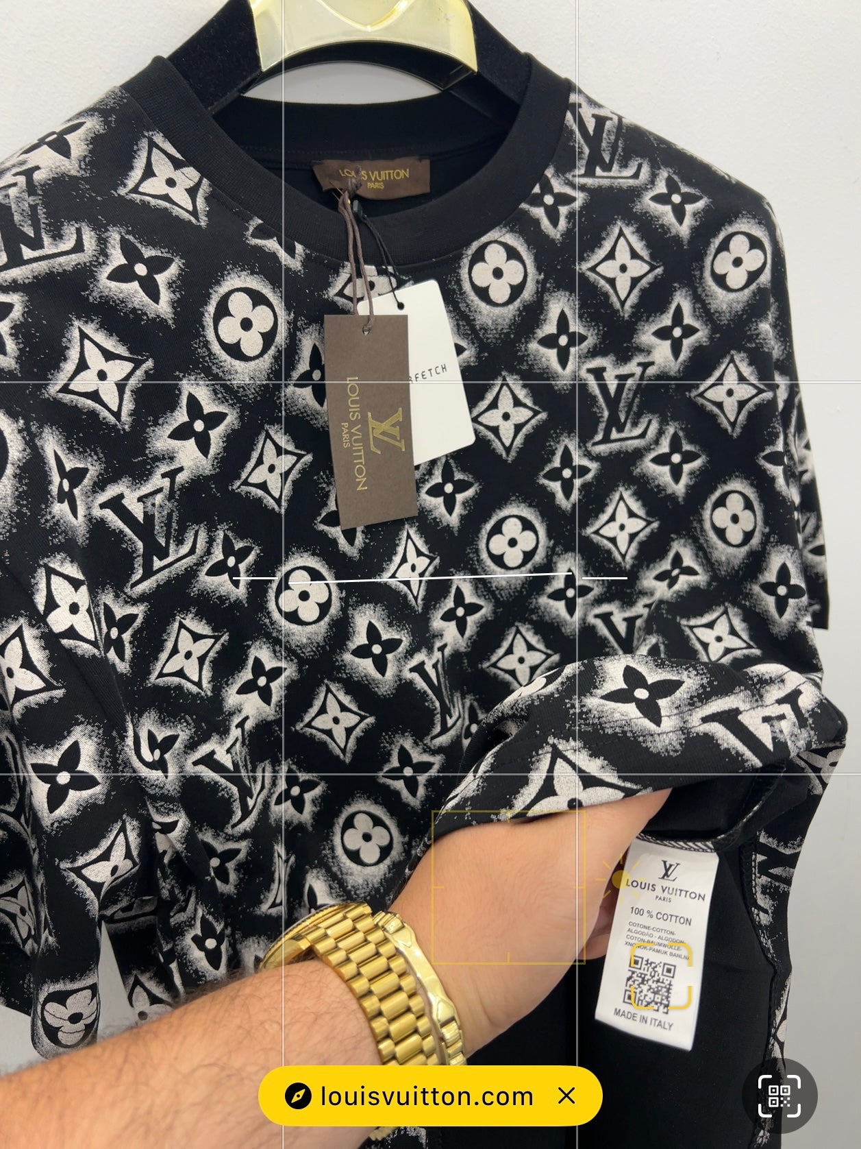 3A T-Shirt LsV OverFit Μαύρη