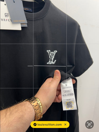 T-Shirt 3A Μαύρο Louis VTN Cr