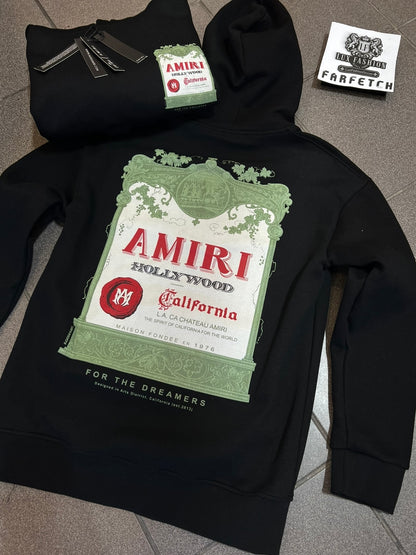 3A Hoodie Amiri Μαύρο OverFit