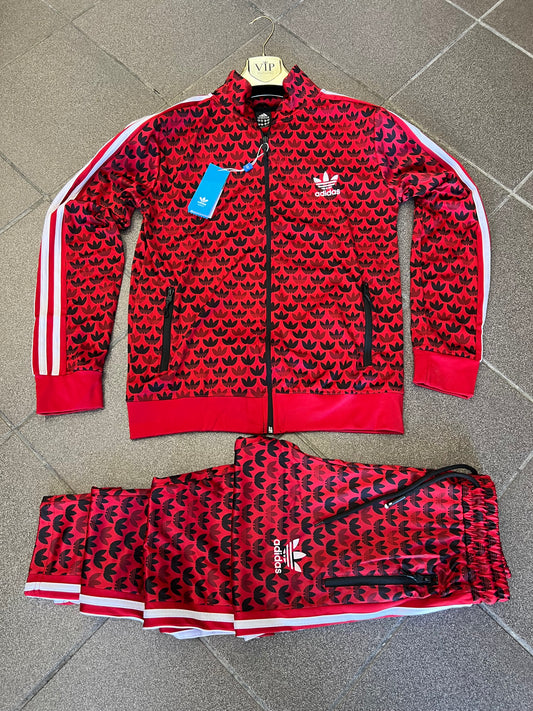 Σετ Φόρμας Adidas Κόκκινη