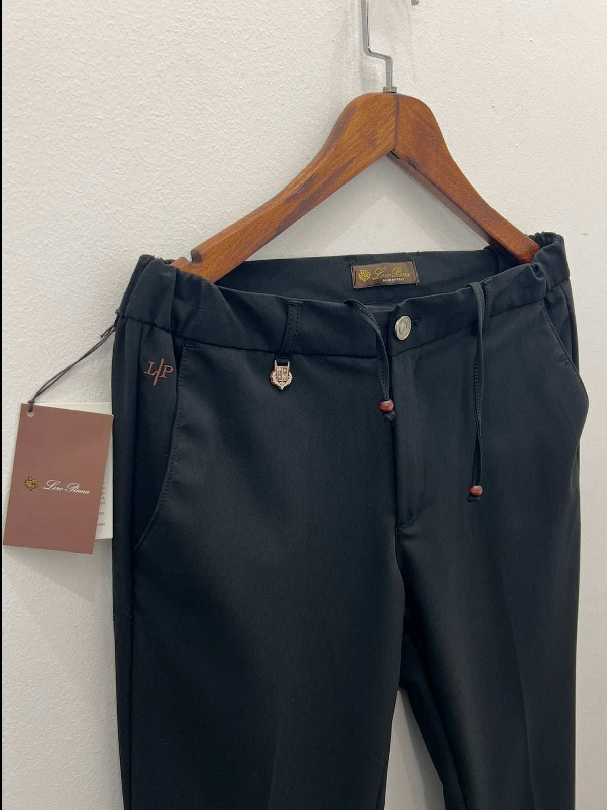 Παντελόνι Loro Piana Μαύρο Chino