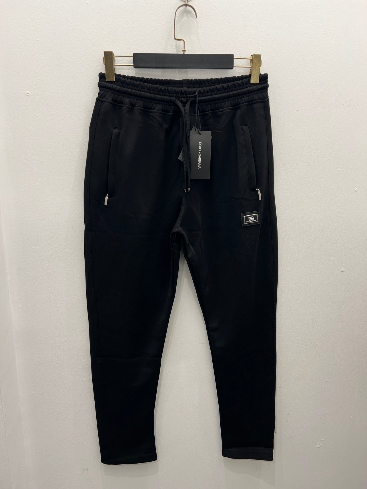 Μαύρο Παντελόνι Pique Dolce & Gabbana