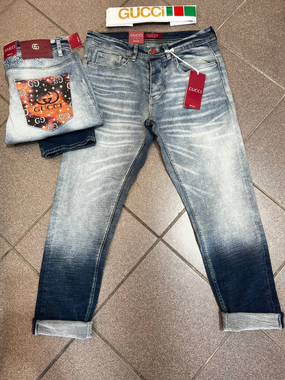 Classic Παντελόνι Jean Gucci Double Denim