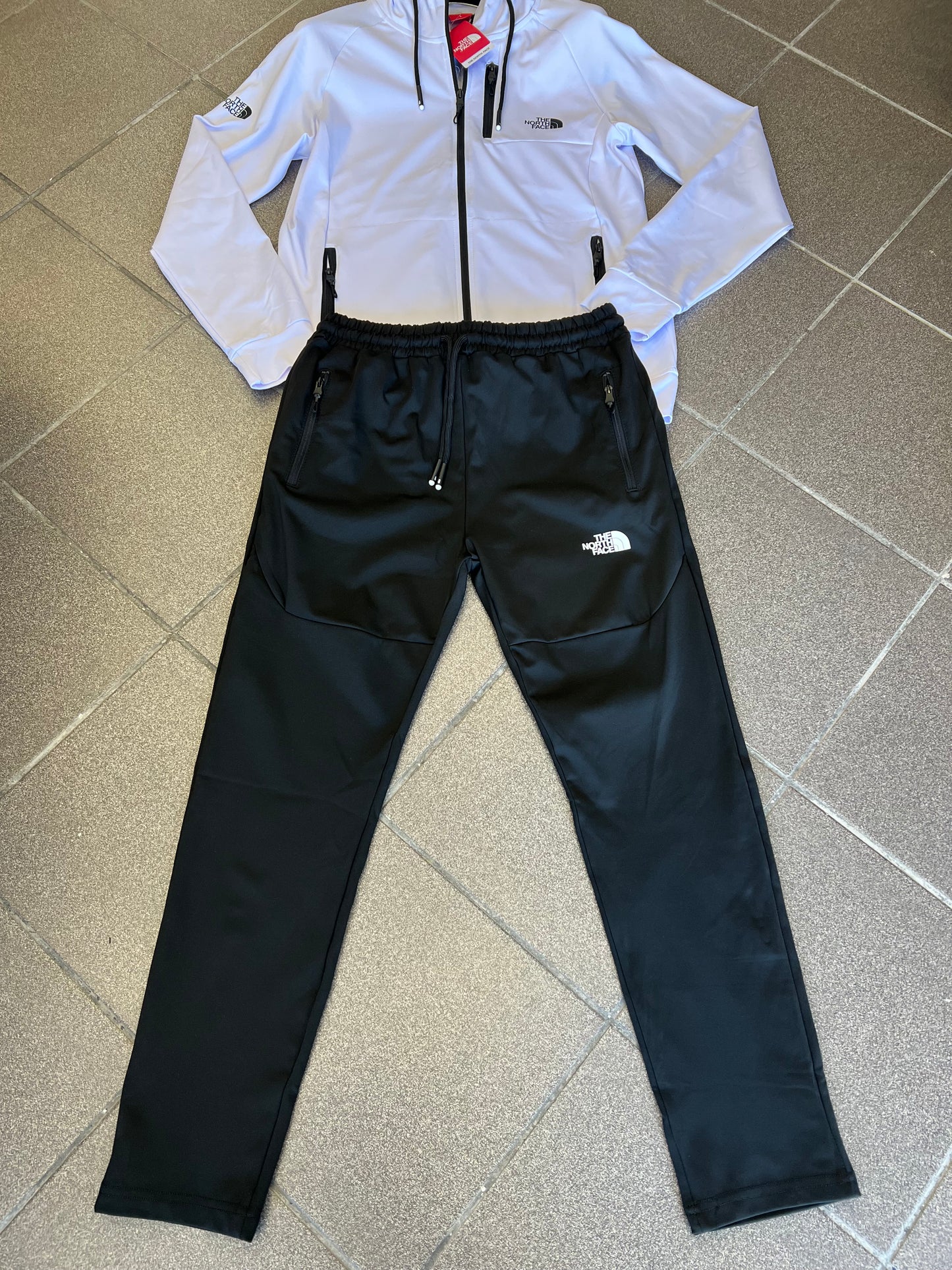 Σετ Φόρμας North Face Ασπρόμαυρο