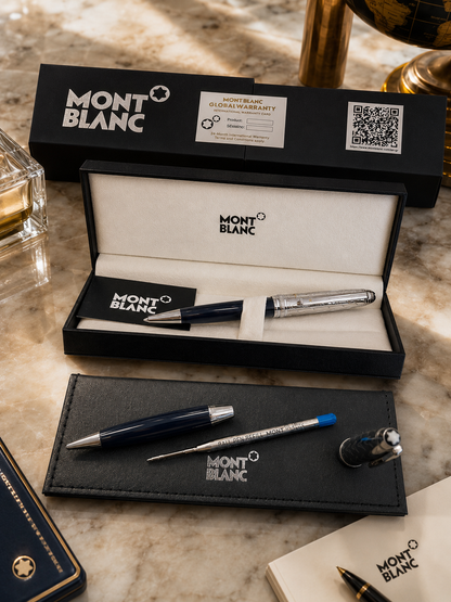 MB Luxury Pen 3A Navy / Silver
