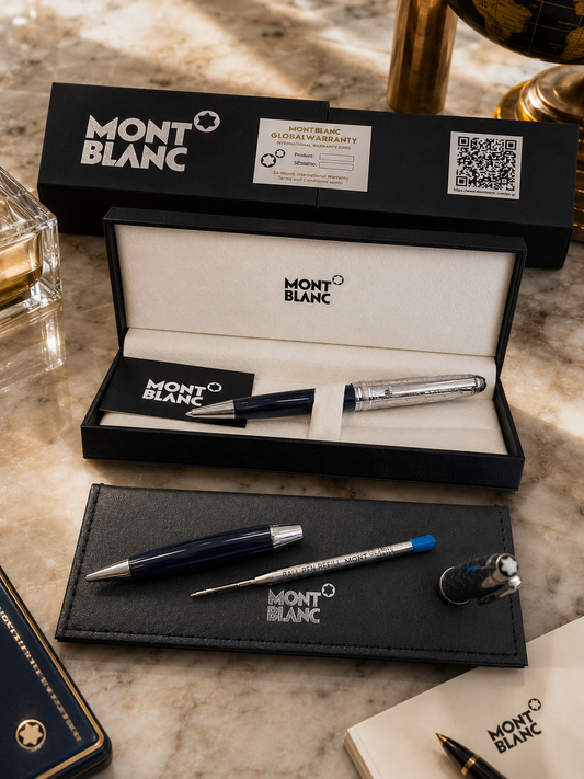 MB Luxury Pen 3A Navy / Silver