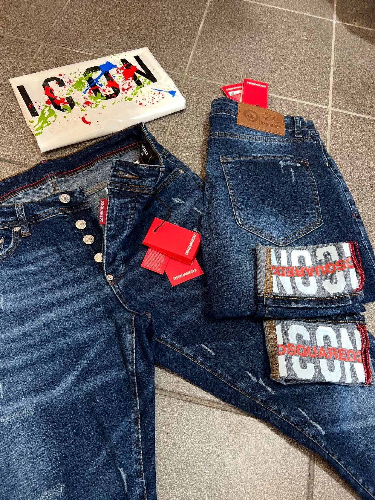 Jean Παντελόνι Dsquared 2 Ocean Blue